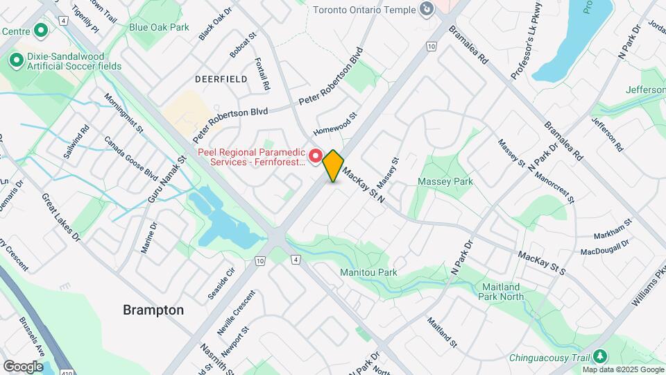 133 Manitou Crescent Map and Location Details