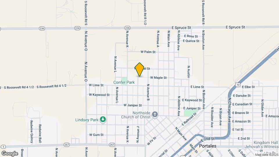 1310 N Avenue J Mapa y Detalles de la Ubicación