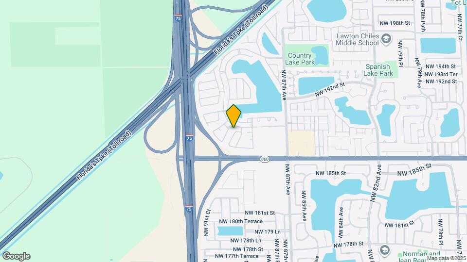 18864 NW 89th Ct Map and Location Details