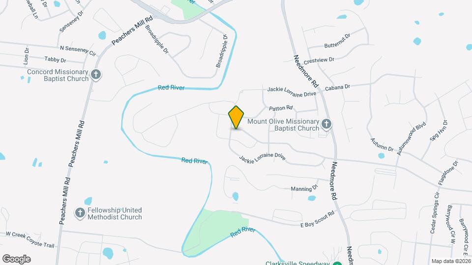 1156 Charles Thomas Dr Mapa y Detalles de la Ubicación