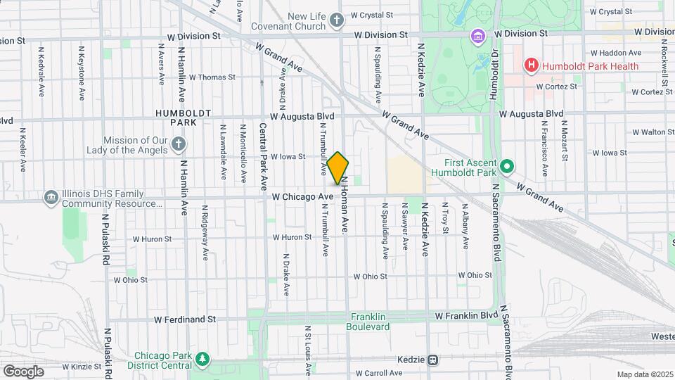 3408 W Chicago Ave Map and Location Details