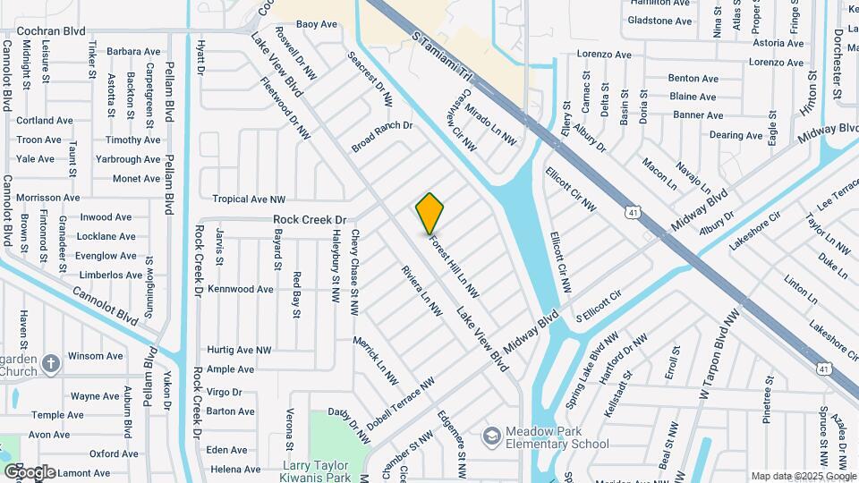 850 Forest Hill Ln NW Map and Location Details