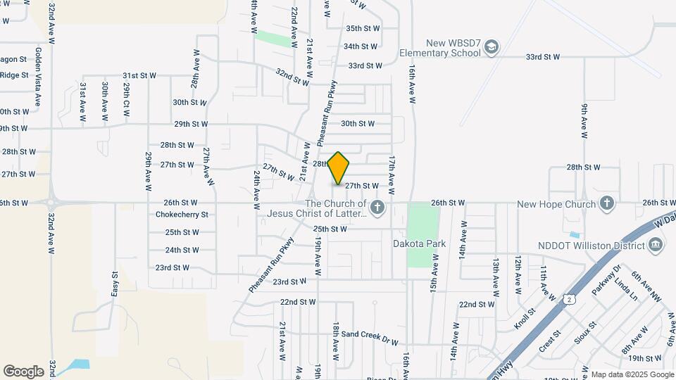 2616 19th Ave W Map and Location Details