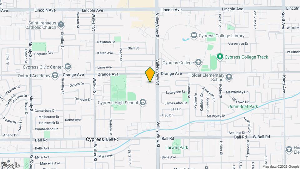 9564 Peartree Ln Map and Location Details