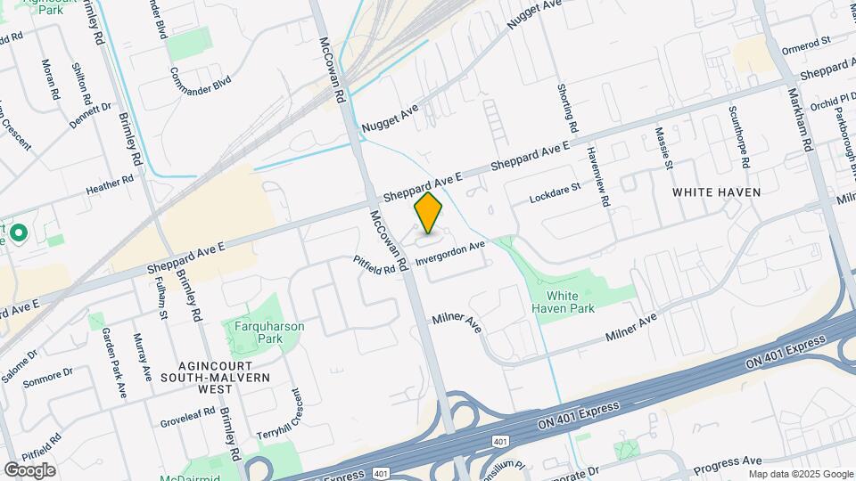 1701 Mccowan Rd Map and Location Details