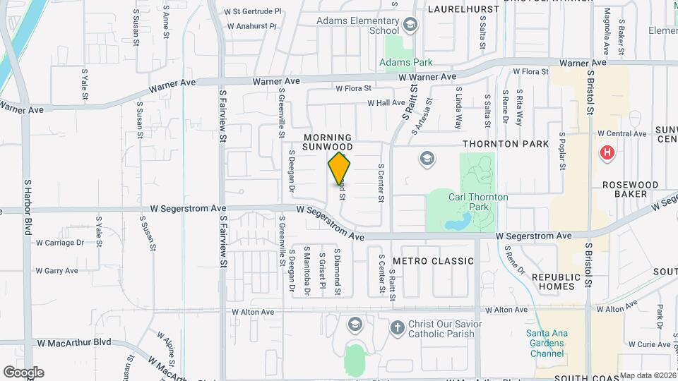 2806 S Diamond St Map and Location Details