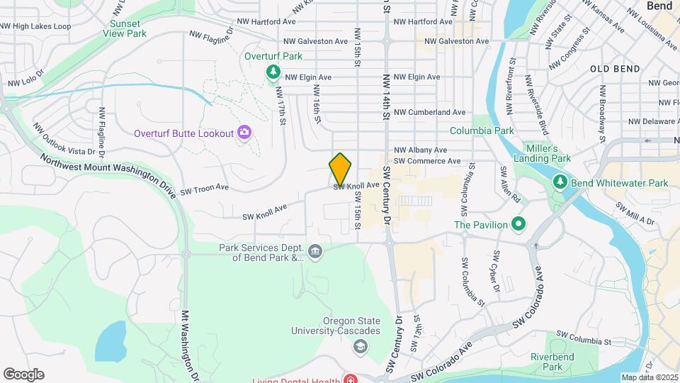 1531 SW Knoll Ave Map and Location Details