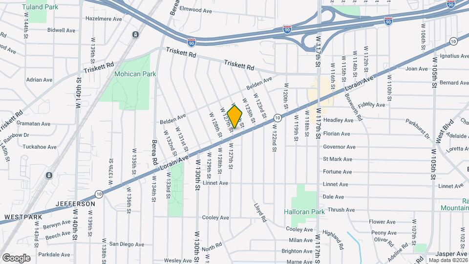 3425 W 127th St Map and Location Details