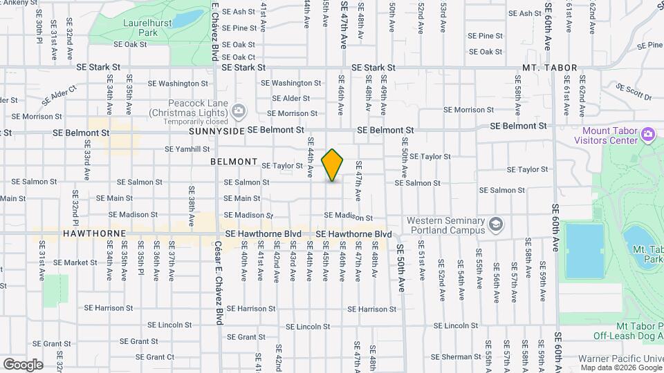 4516 SE Salmon St Map and Location Details