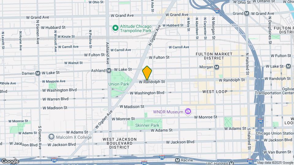 1397 W Randolph St Map and Location Details