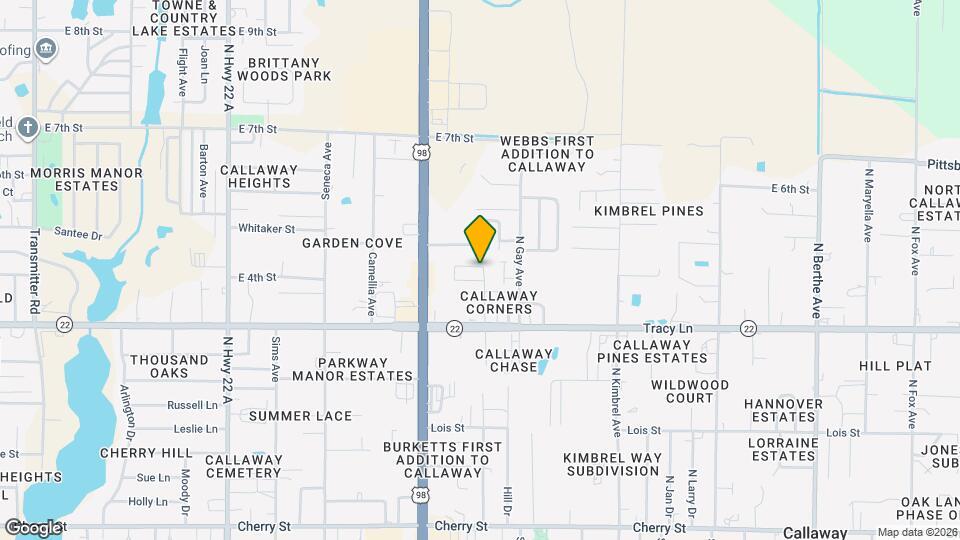 401 Raven Ln Map and Location Details