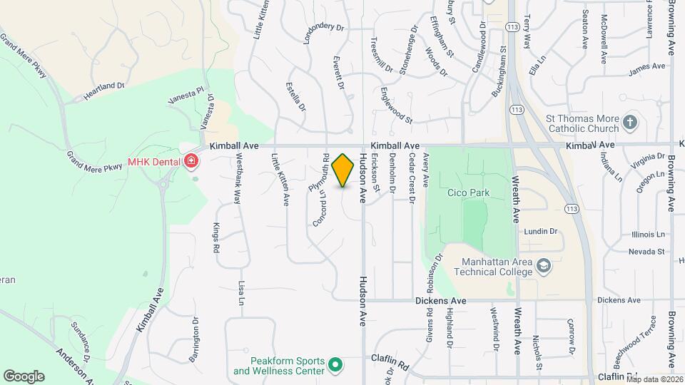 1925 Crescent Dr Map and Location Details