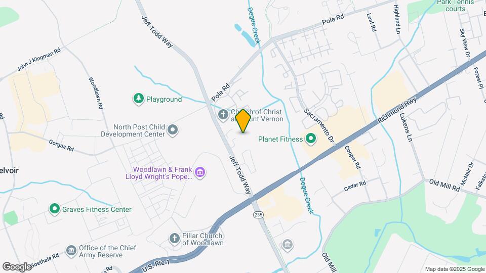 8616 Shadwell Dr Map and Location Details