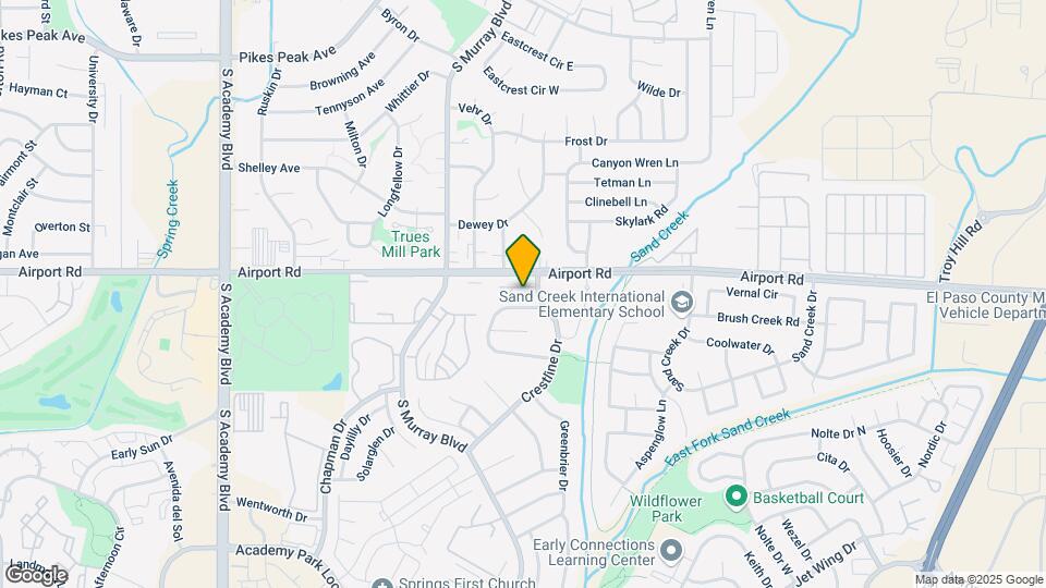 Crestline Townhomes Map and Location Details