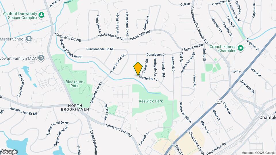3604 Cold Spring Ln Map and Location Details