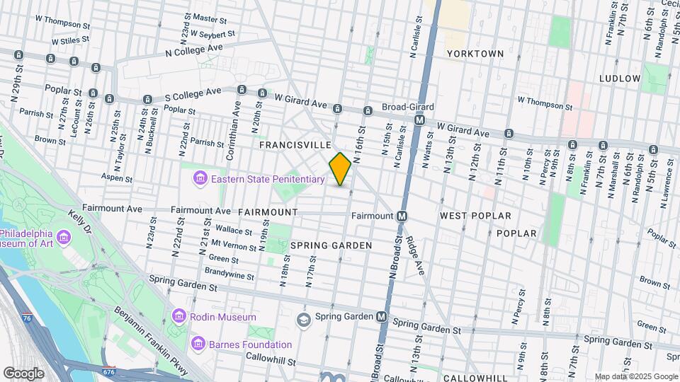 1616 Brown St Mapa y Detalles de la Ubicación
