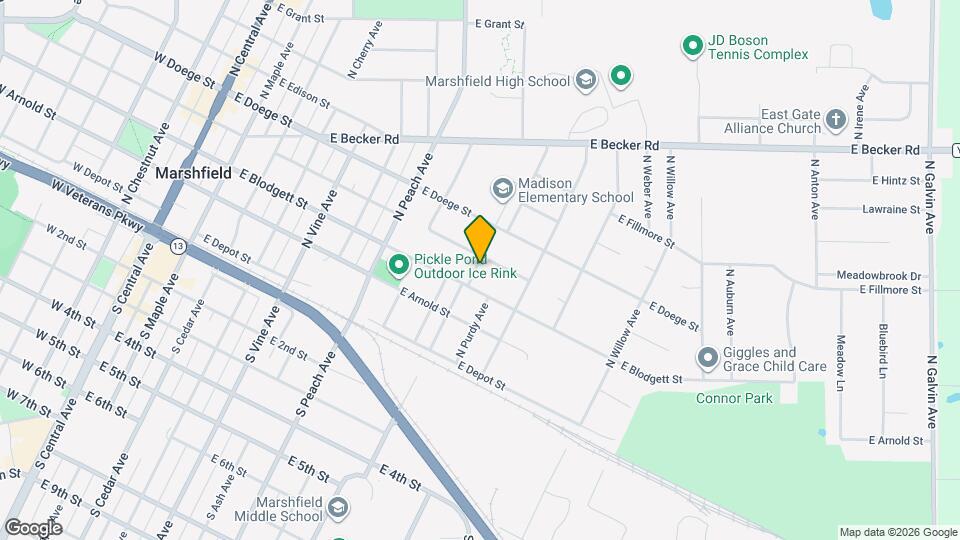 309 N Palmetto Ave Map and Location Details