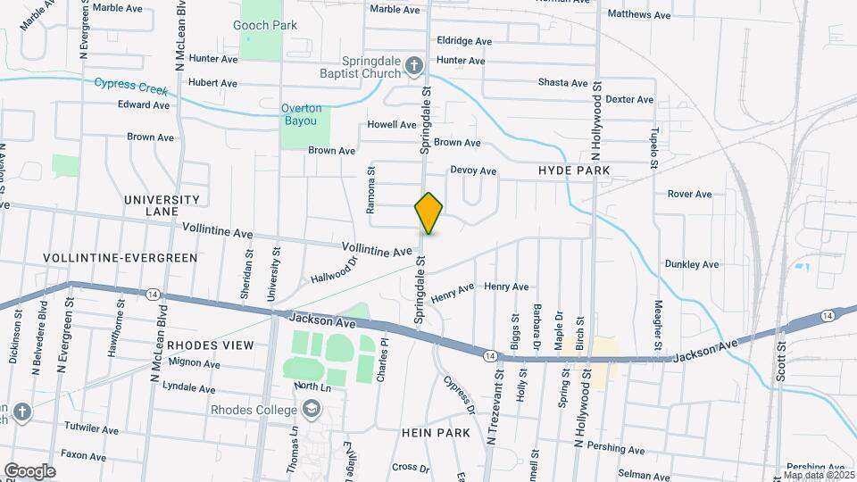 962 Springdale St Map and Location Details