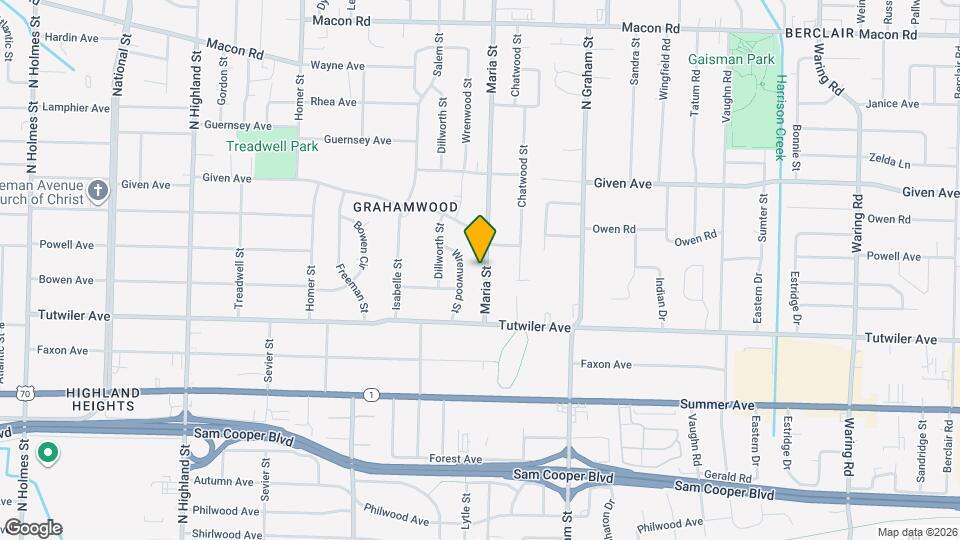 807 Maria St Map and Location Details