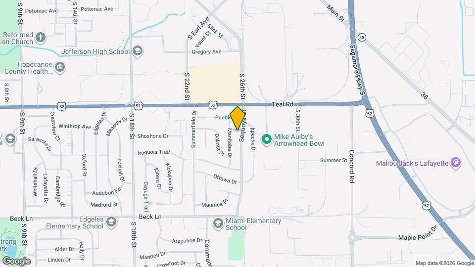 2310 Sequoya Dr Map and Location Details