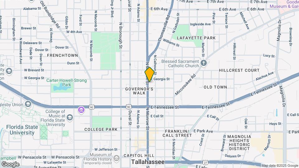 513 N Monroe St Map and Location Details