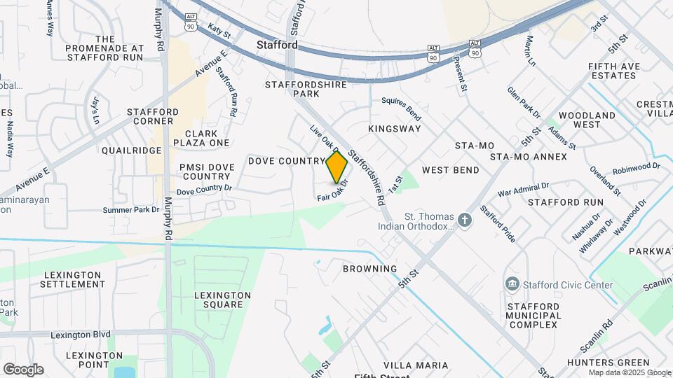 635 Fair Oak Dr Map and Location Details