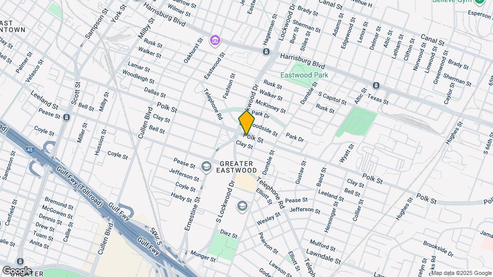 4618 Polk St Map and Location Details
