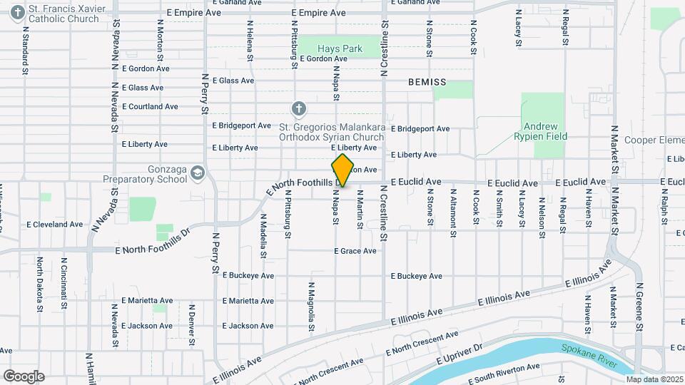 3008 N Napa St Map and Location Details