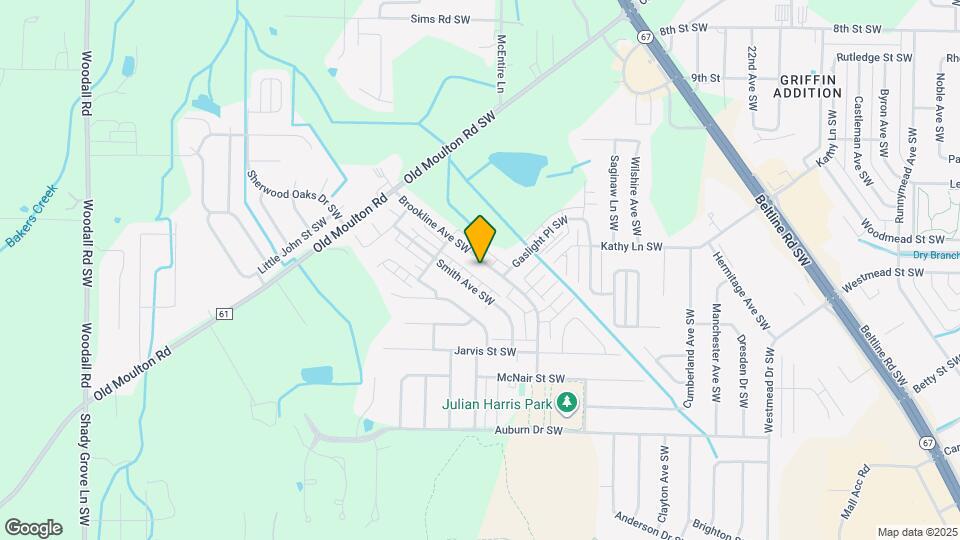 1415 Brookline Ave SW Map and Location Details