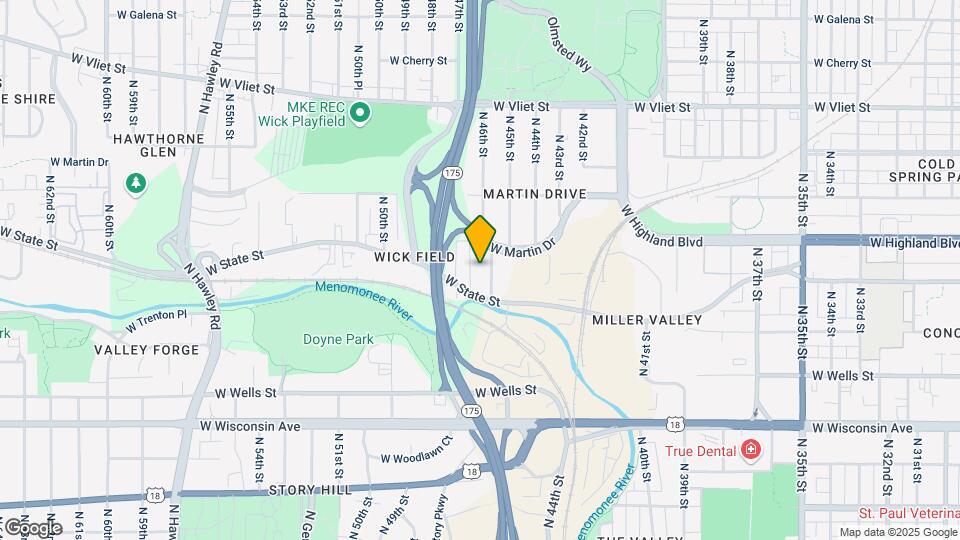 1059 N 46th St Map and Location Details