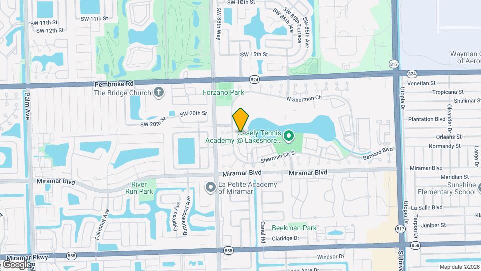 8743 SW 21st Ct Mapa y Detalles de la Ubicación