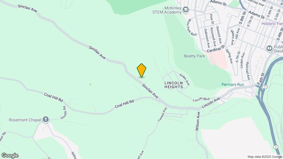 1309 Sinclair Ave Map and Location Details