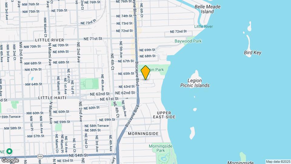 650 NE 64th St, Unit GPH1 Map and Location Details