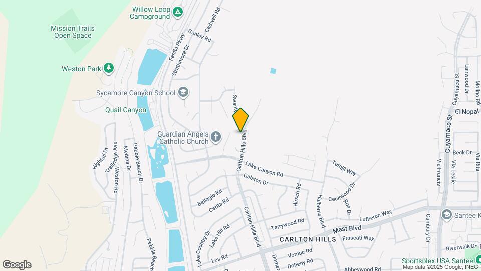 10044 Carlton Hills Blvd Map and Location Details