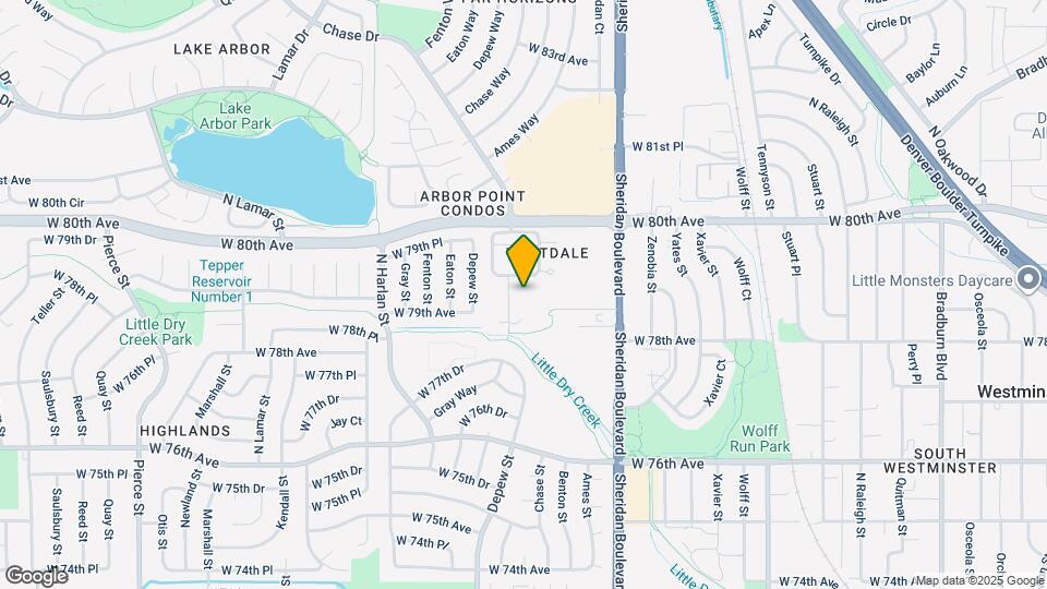 7944 Chase Cir Mapa y Detalles de la Ubicación