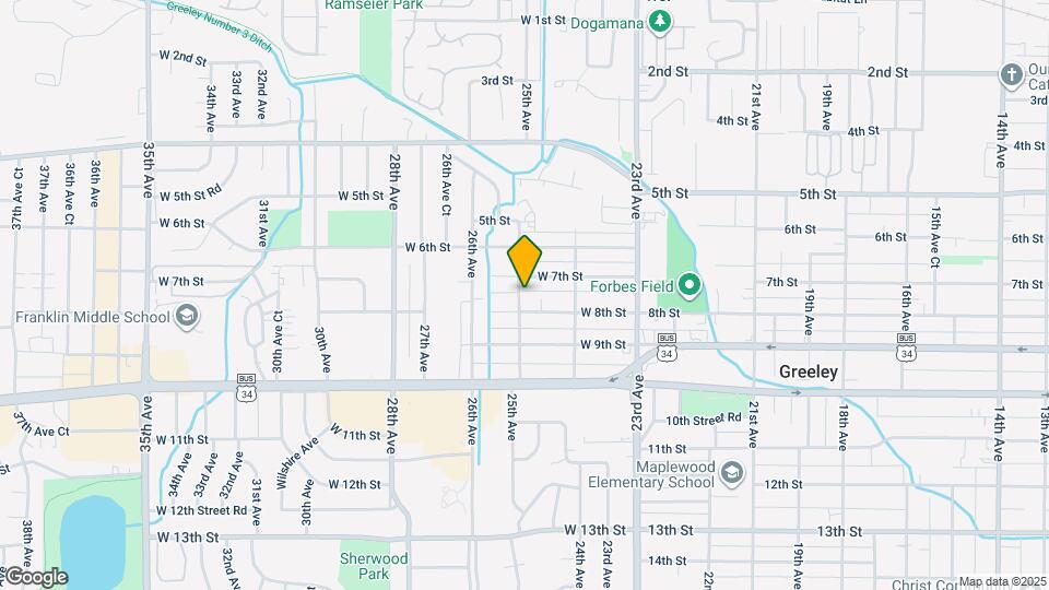 710 25th Ave Map and Location Details