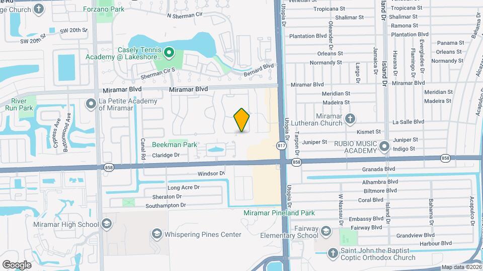 8224 SW 29th St Mapa y Detalles de la Ubicación