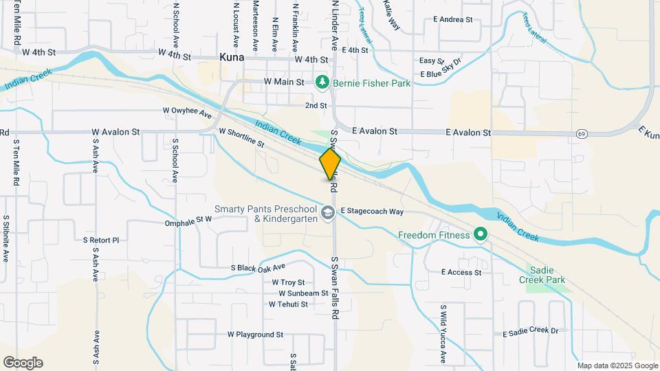 355 S Swan Falls Rd Map and Location Details
