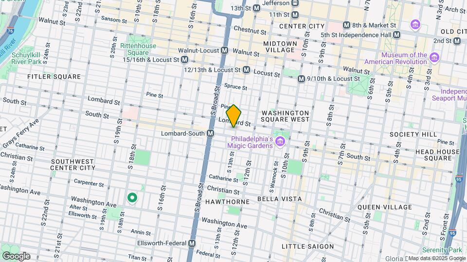 522 S 13th St-Unit -1ST FLOOR Map and Location Details