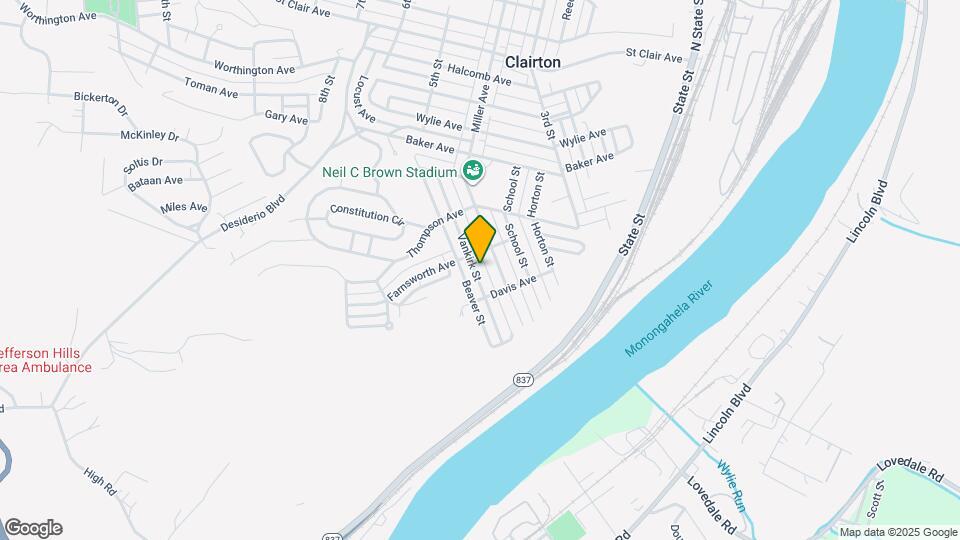 866 Vankirk St Map and Location Details