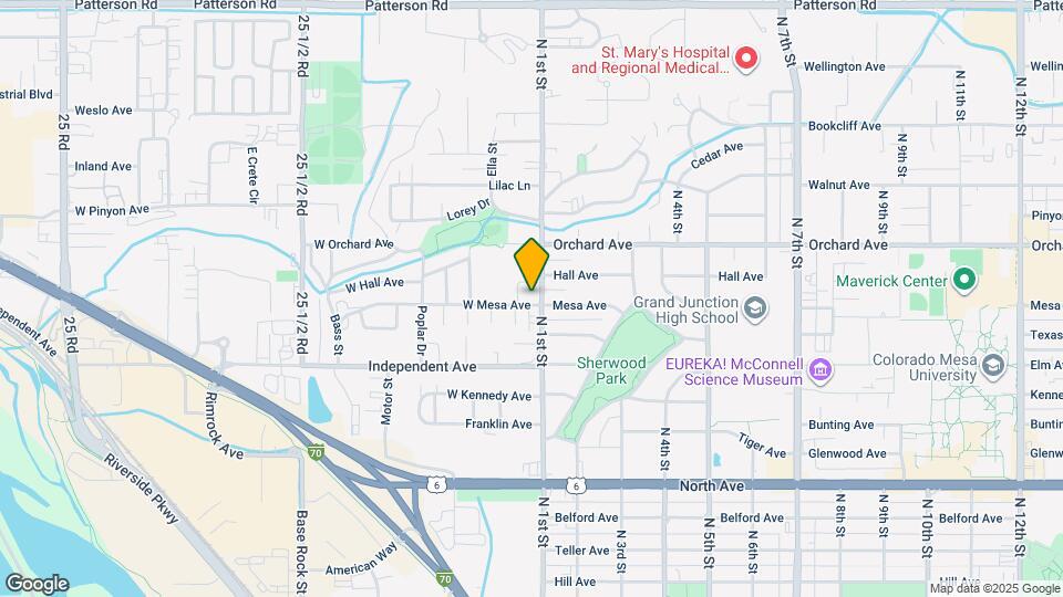 102 W Mesa Ave Map and Location Details