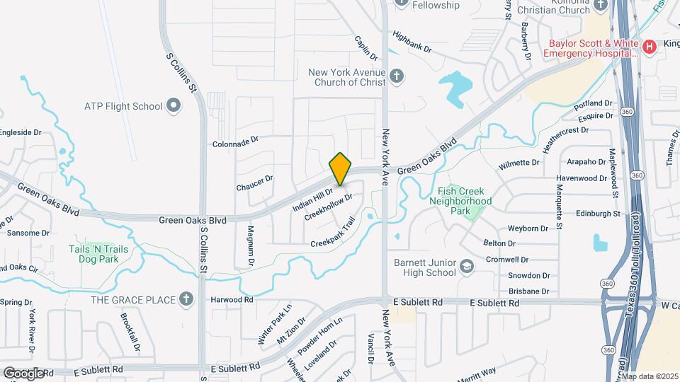 5619 Indian Hill Dr Map and Location Details