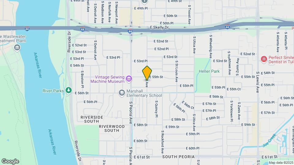 5520 S Quincy Ave Map and Location Details