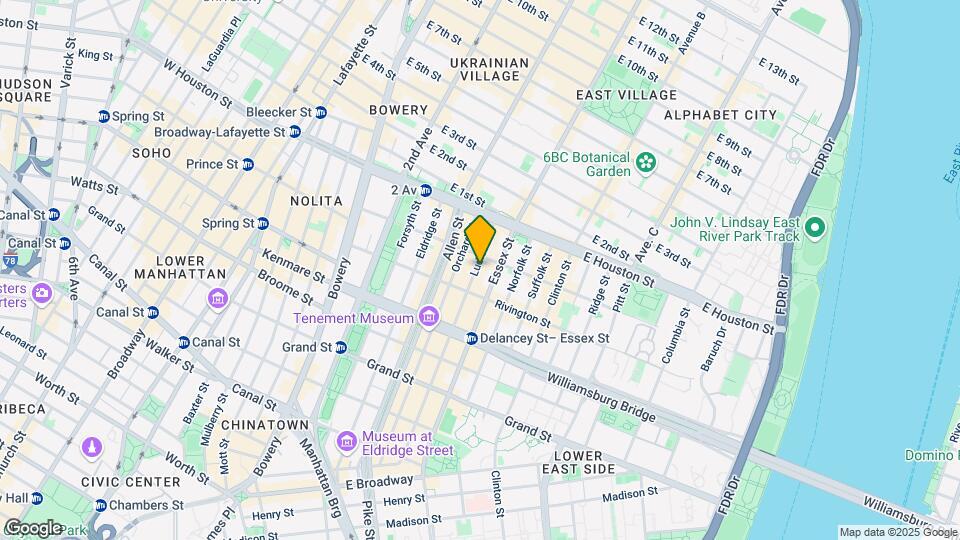 152 Ludlow St Mapa y Detalles de la Ubicación