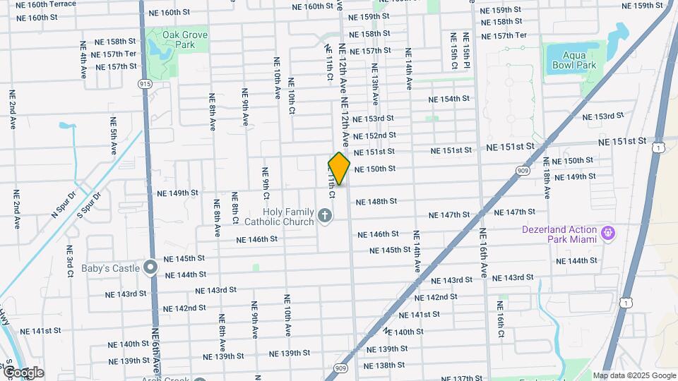 1170 NE 149th St Mapa y Detalles de la Ubicación