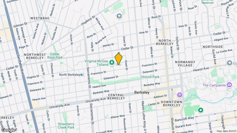 1716 Virginia St Map and Location Details