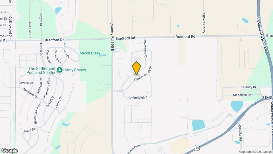 2324 Shadowbrook Dr Map and Location Details