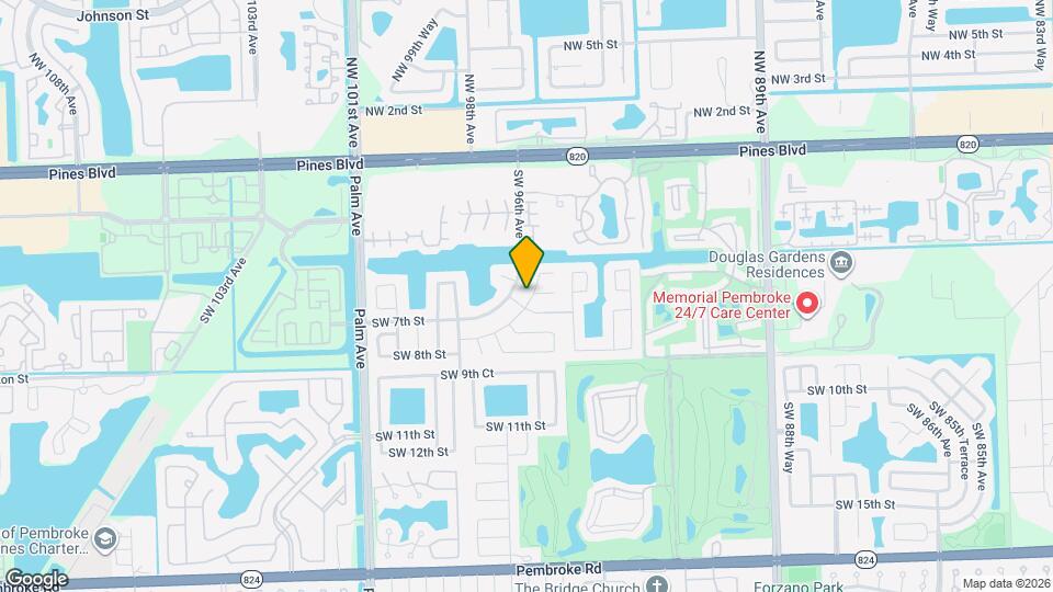 640 SW 95 Terrace Map and Location Details