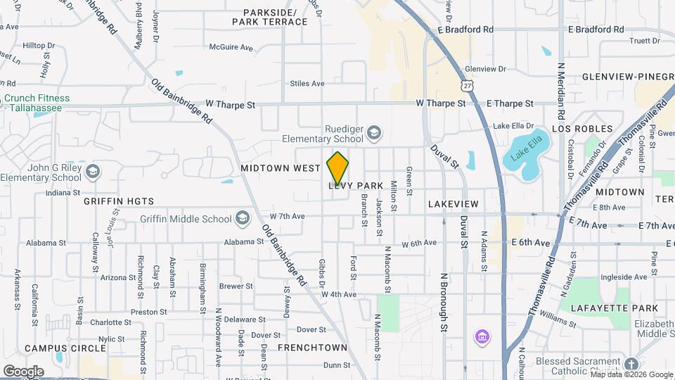 1509 Yancey St Map and Location Details