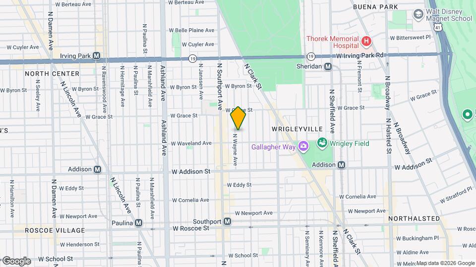 3717 N Wayne Ave Map and Location Details